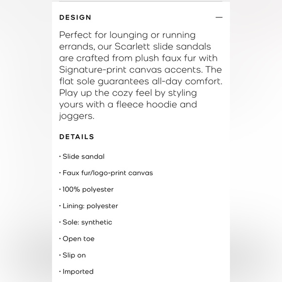 NWT NEW MICHAEL KORS SCARLETT WOMENS BLK FUR SLIPPERS/SLIDES - Picture 11 of 11